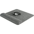 thumbnail image 1 of Allsop Premium Plush Mousepad with Wrist Rest - (32311) 1.85" x 11.60" Dimension - Gray - Fabric Surface, Foam, 1 of 5