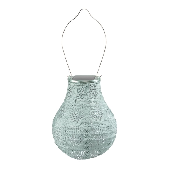 Allsop Soji Stella - Bulb - 8" Outdoor Solar Lantern - Sage