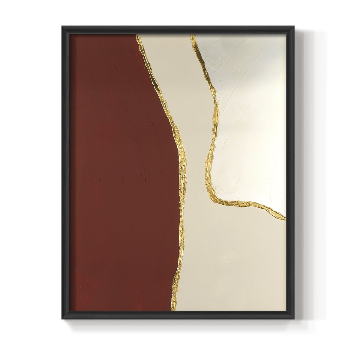 Allspice I Framed Print in Black Solid Wood Framed Print No Nail Hanging