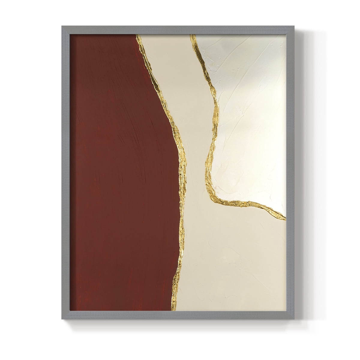 Allspice I Framed Print in Gray Solid Wood Framed Print No Nail Hanging