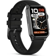 ALLSPIN Smart Watch,Answer/Make Calls, 1.57-inch Fitness Tracker IP68 Waterproof ,Smartwatch for Women Men Compatible Android iPhone,Balck