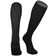 Pear Sox Allsport Knee High Tube Socks for Baseball Softball Football Soccer Black, S