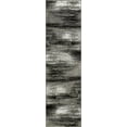 thumbnail image 1 of Allstar 2x7 Modern Runner in Grey with Charcoal Grey Abstract Brushed Texture design (1' 11" x 6' 11"), 1 of 7
