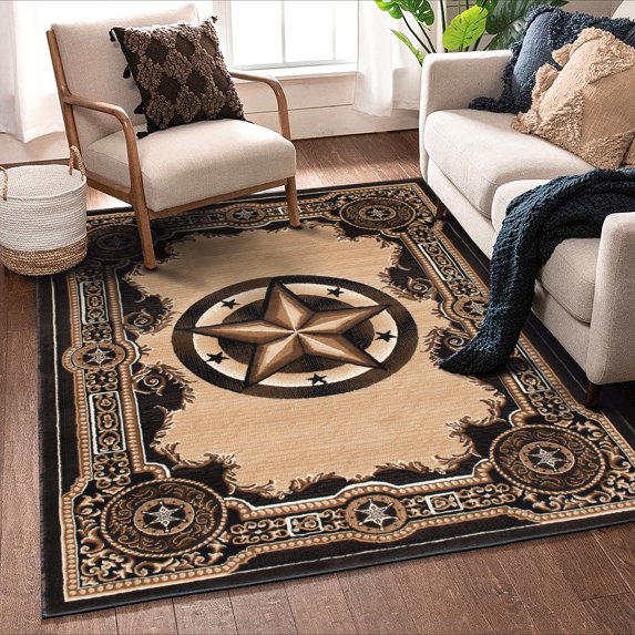 Allstar 5x7 Accent Rug in design (4' 11" x 6' 11")