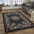 thumbnail image 1 of Allstar 8x10 Traditional Area Rug in Grey with Ivory French Aubusson design (7' 9" x 10' 1"), 1 of 8