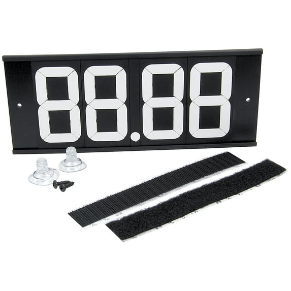 Allstar ALL23293 Dial-in Board 4 Digit w/Suction Cups and Velcro