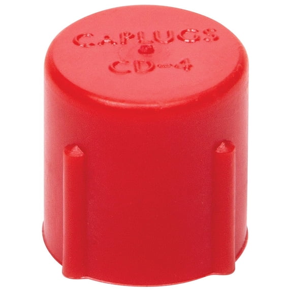 Thread Protector Nylon Allstar ALL50802 Red Plastic Fitting Cap for -4 AN and 7/16-20 Thread ...