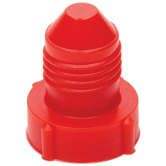 Allstar ALL50811 Red Plastic Plug for -3AN 3/8-24 Thread, (Pack of 20)