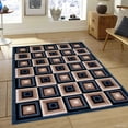 thumbnail image 1 of Allstar Blue Squares Modern Geometric Area Rug (7' 9" x 10' 5"), 1 of 7