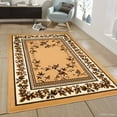 thumbnail image 1 of Allstar Brown Woven High Quality Rug. Traditional. Persian. Flower. Western. Design Area Rug (5' 2" x 7' 1"), 1 of 7