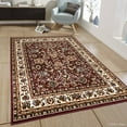 thumbnail image 1 of Allstar Burgundy Woven High Quality Rug. Traditional. Persian. Flower. Western. Design Area Rug (5' 2" x 7' 1"), 1 of 7