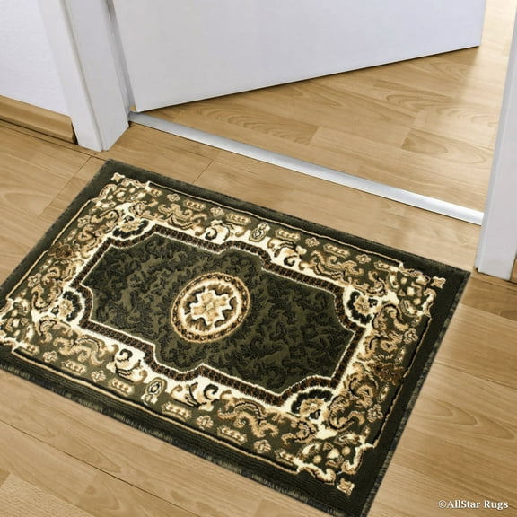 Allstar Doormat Accent Rug Woven High Quality High Density Double Shot Drop-Stitch Carving (2' 0" x 3' 3")