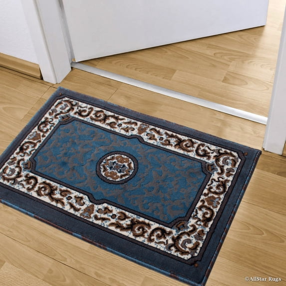 Allstar Doormat Accent Rug Woven High Quality High Density Double Shot Drop-Stitch Carving (2' 0" x 3' 3")