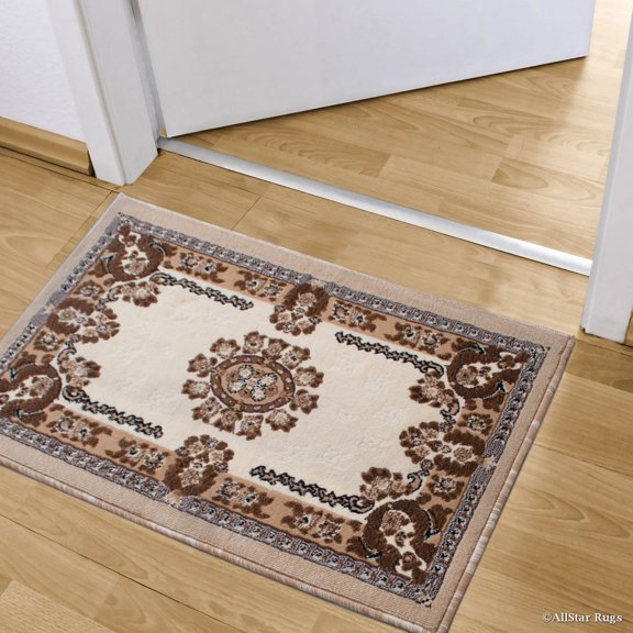 Allstar Doormat Accent Rug Woven High Quality High Density Double Shot Drop-Stitch Carving (2' 0" x 3' 3")