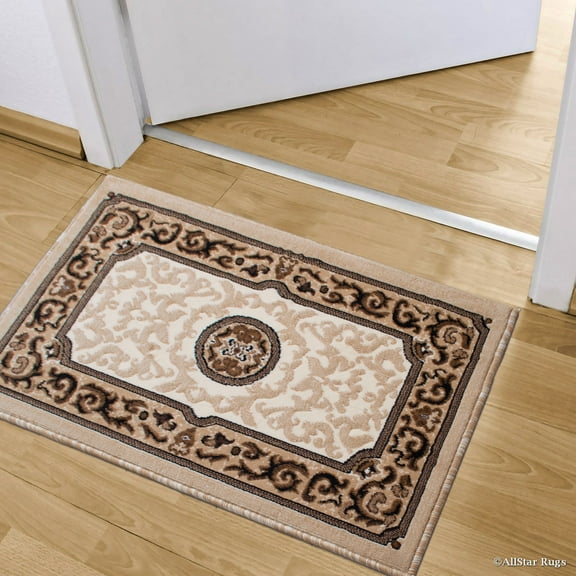 Allstar Doormat Accent Rug Woven High Quality High Density Double Shot Drop-Stitch Carving (2' 0" x 3' 3")