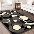 thumbnail image 1 of Allstar Grey Area Rug. Contemporary. Abstract. Traditional. Geometric. Formal. Shapes. Circles (3' 9" x 5' 1"), 1 of 7