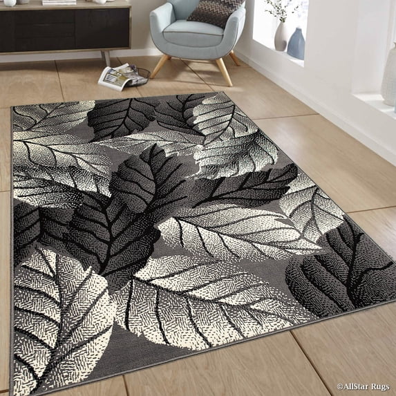 Allstar Grey Area Rug. Contemporary. Abstract. Traditional. Geometric. Formal. Shapes. Squares (7' 7" x 10' 6")