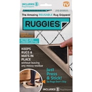 Allstar Innovations Ruggies Non-Slip Rug Grippers - 16 Piece, Multicolor, 4" x 6"