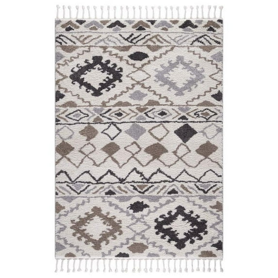Allstar Living Room Area Rug with Partitioned Diamond design