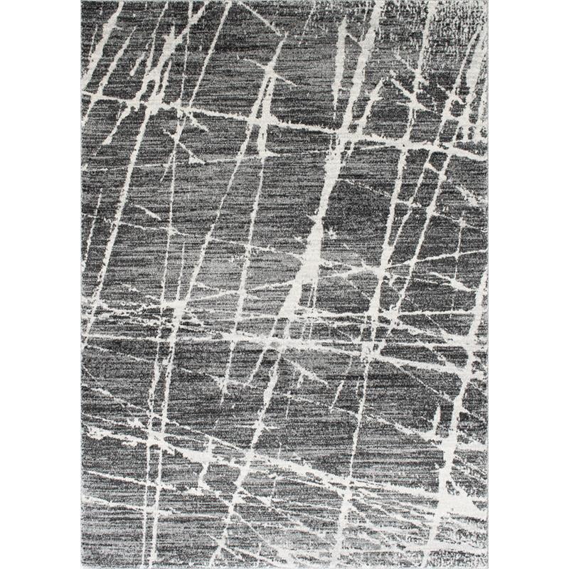Scratch Proof Rug Allstar Living Room Area Rug with Scratch Pattern design in Grey ...