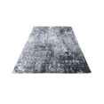 thumbnail image 1 of Allstar Modern Accent Rug with Weathered Texture design Black-Storm 8' x 10' 8' x 10', 1 of 5