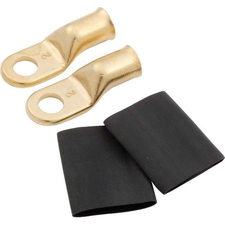 Allstar Performance 0.31 in. Hole 2-Gauge Ring Terminals