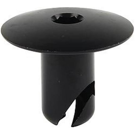 Allstar Performance ALL19179 Quick Turn Fastener - Oversized Oval Head - Hex Drive - 7/16 x 0.500 in Body - Black Anodized Aluminum - Set of 50