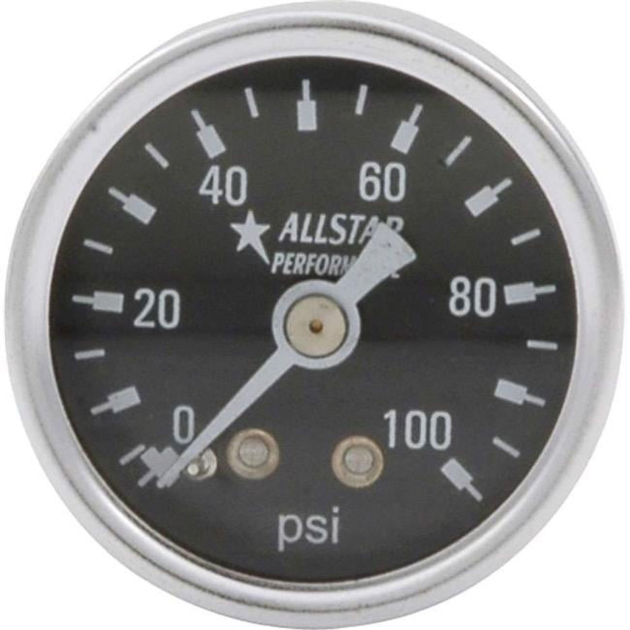 Allstar Performance ALL80216, 1.5In Gauge 0-100 Psi Dry Type Performance
