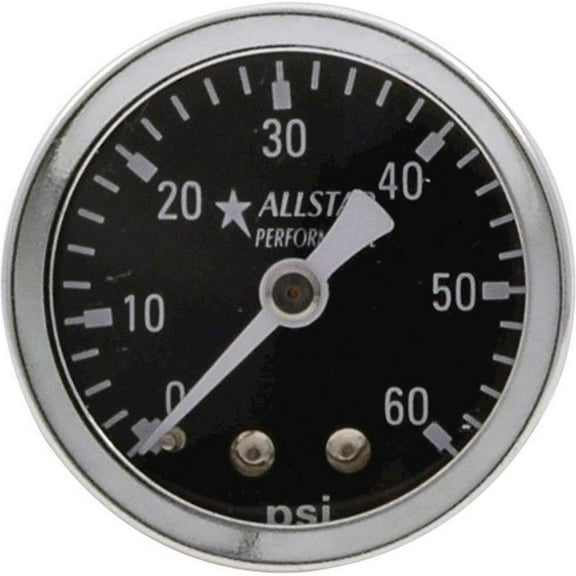 Allstar Performance 1.5in Gauge 0-60 PSI Dry Type