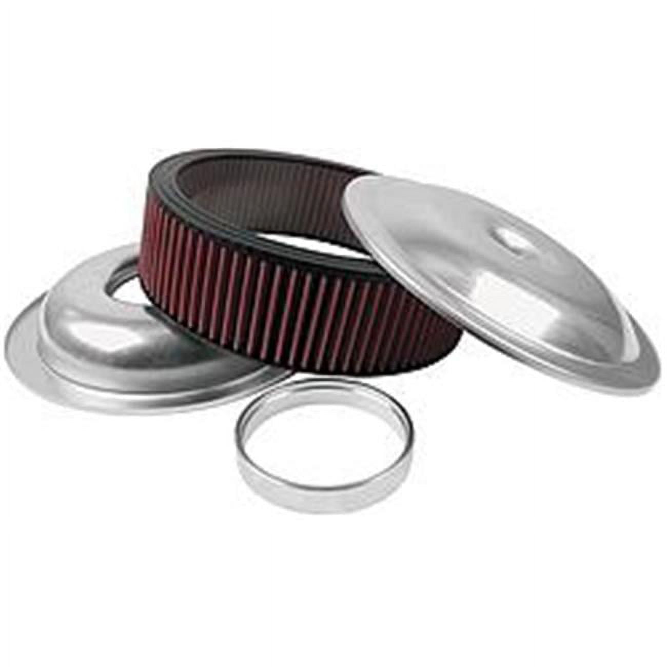 Allstar Lightweight 14in Air Cleaner Kit Plain 3in Washable Element Allstar Lightweight 14in Air Cleaner Kit Plain 3in Washable Element