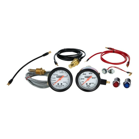 Allstar Performance 2 Gauge Kit OP/WT