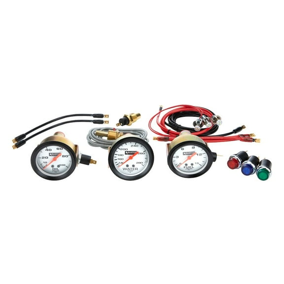 Allstar Performance 3 Gauge Kit OP/WT/FP