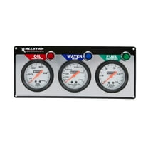 Allstar Replacement 3 Gauge Panel OP/WT/FP Allstar Replacement 3 Gauge Panel OP/WT/FP