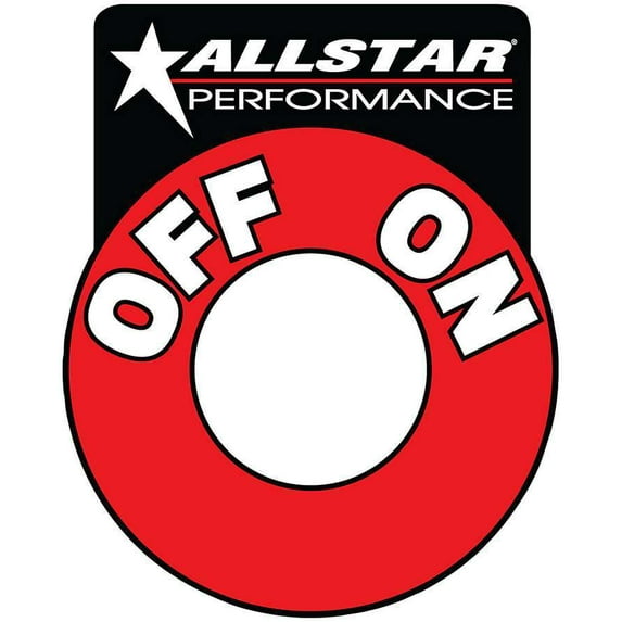 Allstar Performance ALL99045 Battery Disconnect "On/Off" Decal - Each