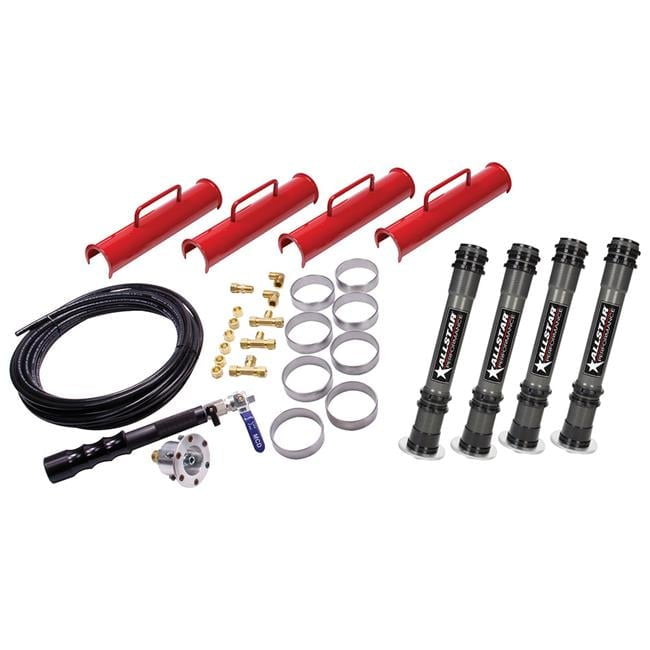 ALLSTAR PERFORMANCE Air Jacks Complete Kit 15.25in w/ Dirt Foot ALL11301