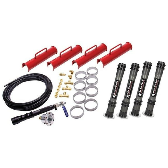 ALLSTAR PERFORMANCE Air Jacks Complete Kit 15.25in w/ Dirt Foot ALL11301