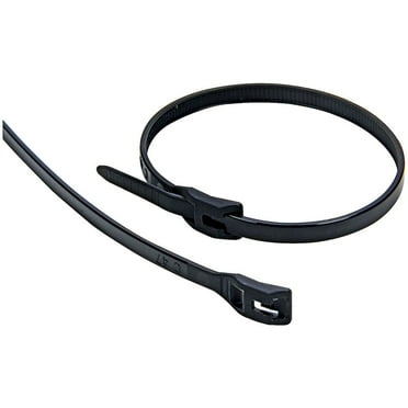 Allstar Performance ALL14396, 11.00" Black Flush Fit Wire Ties 100 Pack