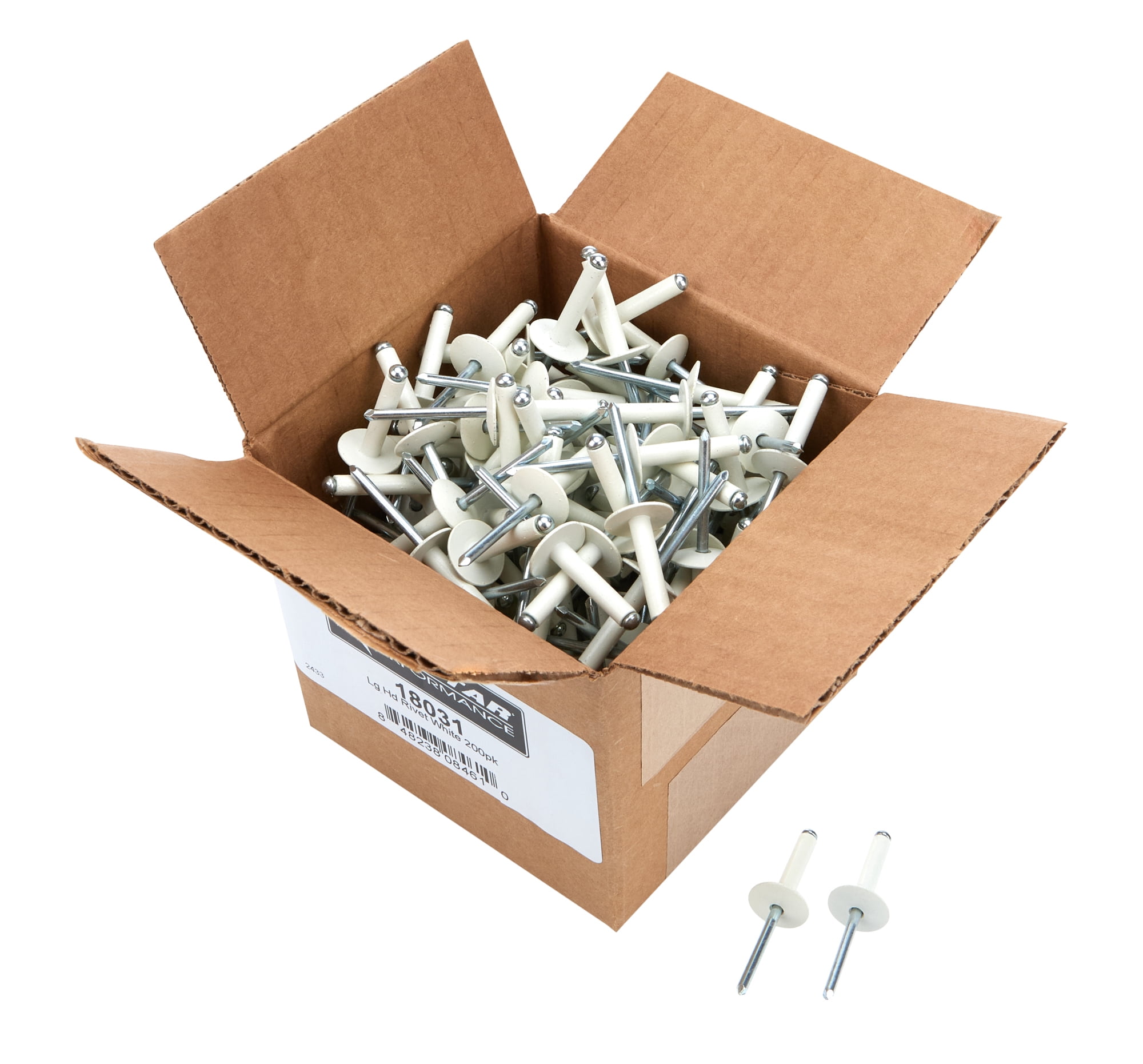 Allstar Performance ALL18031 Large Head Rivet White 200pk