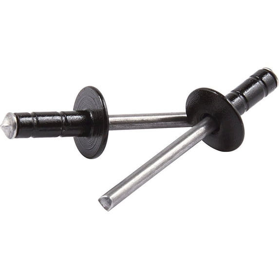 Allstar Performance Med Hd Rivet Black 250pk Multi Grip