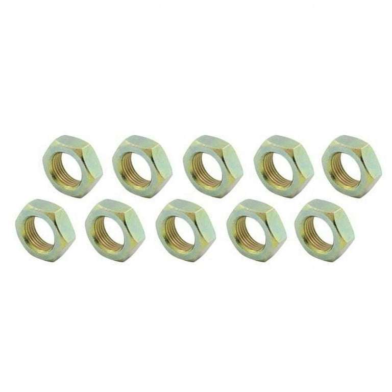 Allstar 1/4-28 LH Steel Jam Nuts 10pk Allstar 1/4-28 LH Steel Jam Nuts 10pk