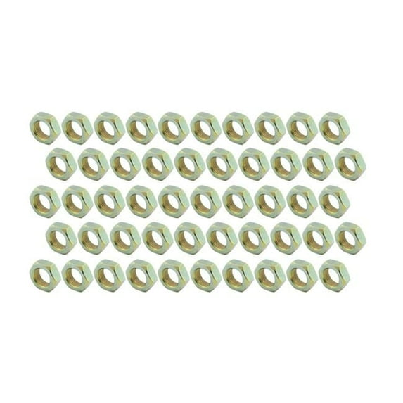 Allstar Performance ALL18263-50 0.75-16 in. Left Hand Steel Jam Nuts - Pack of 50