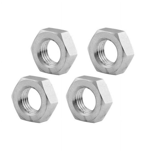 Allstar Performance ALL18274 0.38 in. 24 Right Hand Aluminum Jam Nuts - Pack of 4