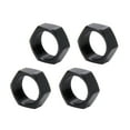thumbnail image 1 of Allstar Performance 5/8-18 RH Alum Jam Nuts Thin OD Black 4pk ALL18286, 1 of 8