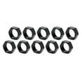 thumbnail image 1 of Allstar Performance 10pk 5/8-18 LH Alum Jam Nut Thin OD Black ALL18287-10, 1 of 8