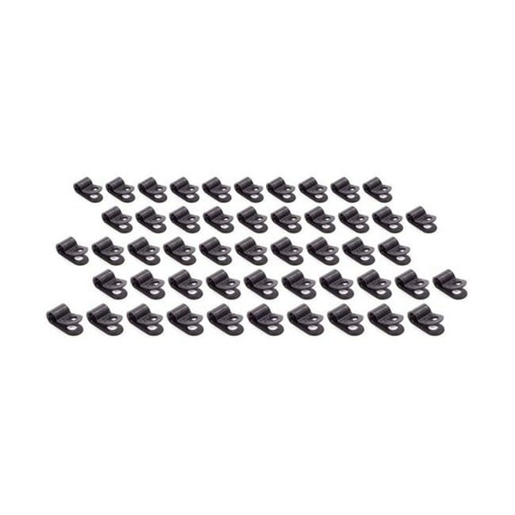 Allstar Performance ALL18310-50 0.188 in. Nylon Line Clamps - Pack of 50