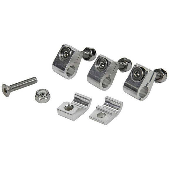 Allstar Performance 2pc Alum Line Clamps 5/16in 4pk