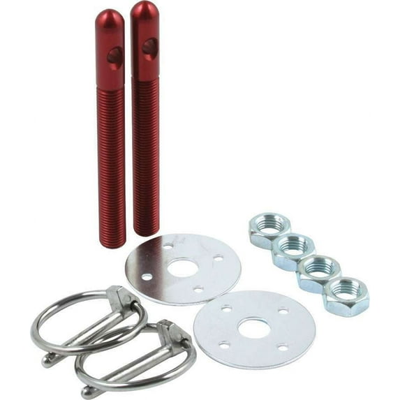 Alum Hood Pin Kit 3/8in Red