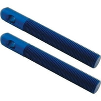 Allstar Performance ALL18509 0.5 in. Dia. Replacement Aluminum Hood Pins, Blue - Pack of 2