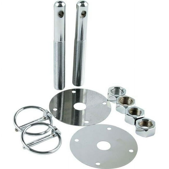 Allstar Performance Steel Hood Pin Kit w/ 3/16in Flip-Over Clips ALL18512