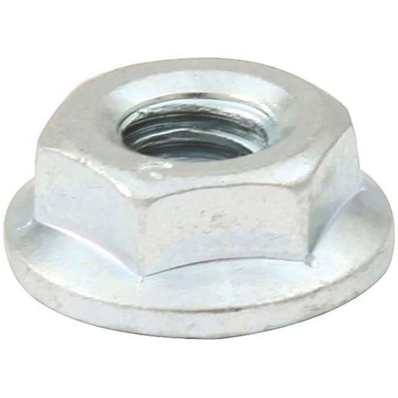 Allstar Performance ALL18557-50 Nut - Locking - 1/4-20 in Thread - Hex Head - Serrated Flange - Steel - Zinc Oxide - Universal - Set of 50